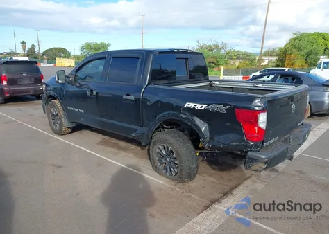 2018 Nissan Titan Pro-4X from USA, damaged, VIN 1N6AA1E54JN531442